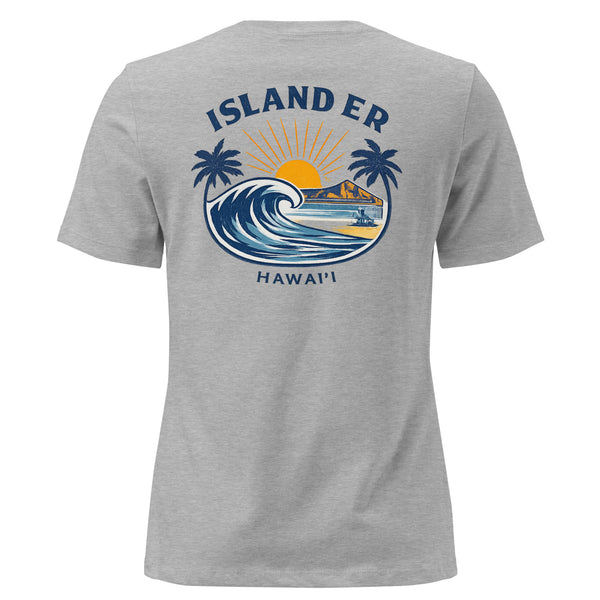 Island ER Woman's Tee — Hawaiʻi Sunrise