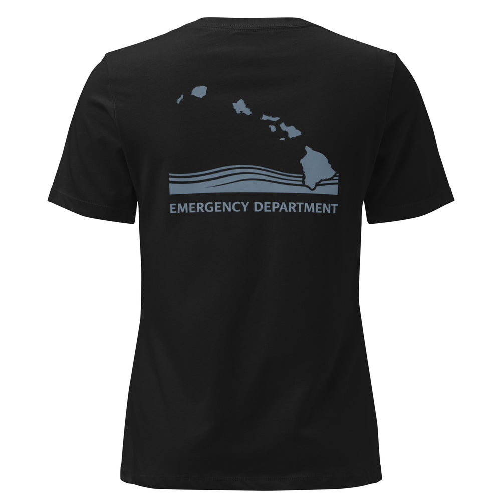 ER WAVE MARK TEE - Woman's