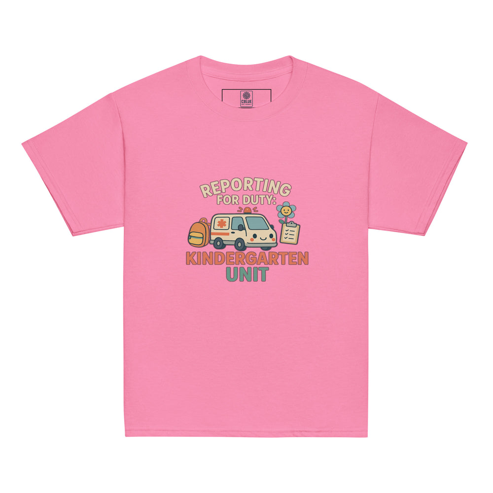 Reporting for Duty: Kindergarten Unit (Youth Tee)