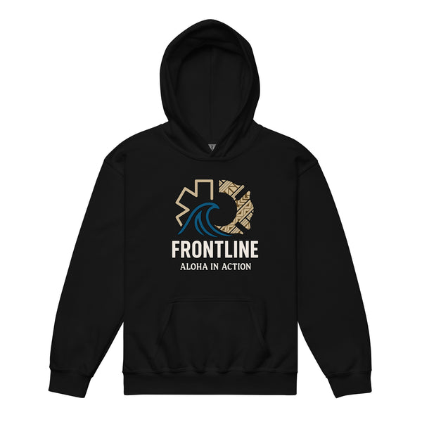 FRONTLINE: ALOHA IN ACTION — YOUTH HOODIE