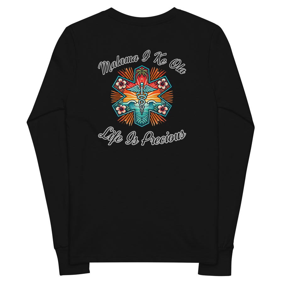 MĀLAMA I KE OLA LONG YOUTH SLEEVE TEE