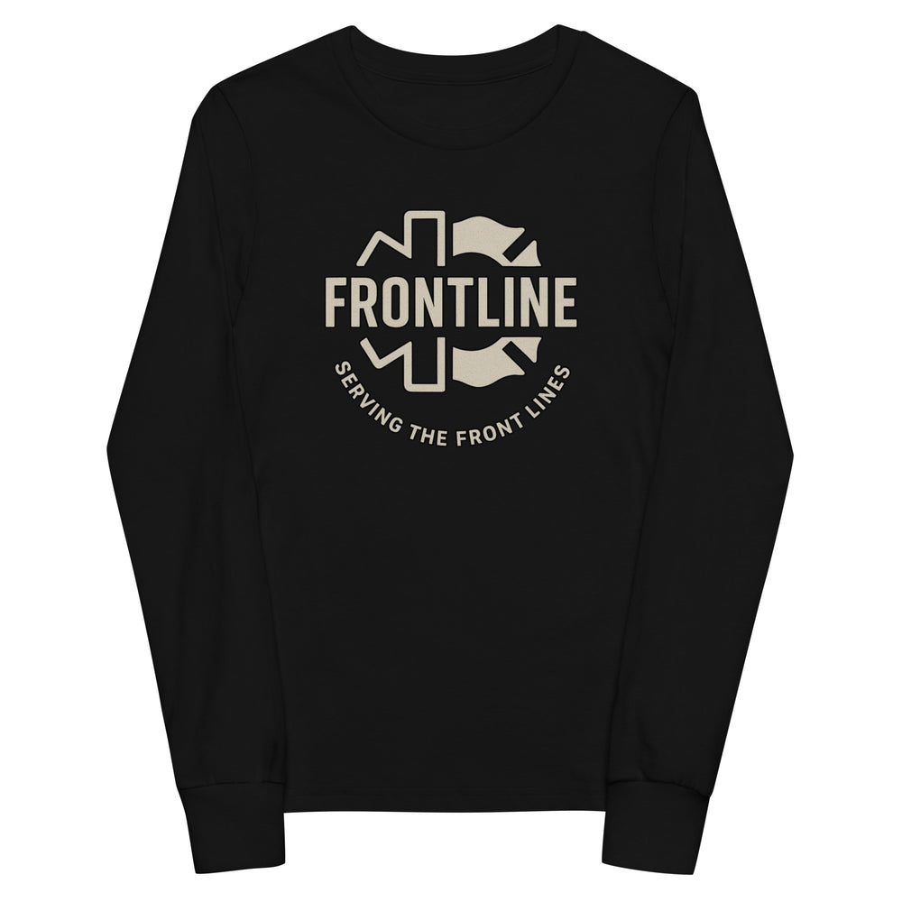 Frontline Crest Youth Long Sleeve Tee