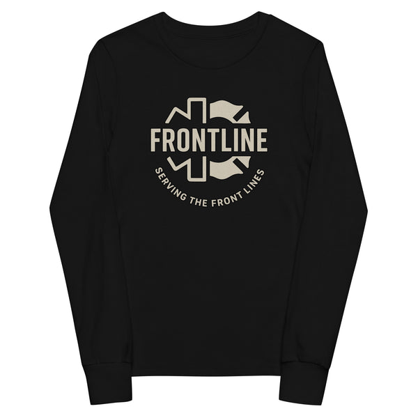 Frontline Crest Youth Long Sleeve Tee