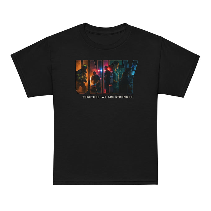 UNITY – All Responder Collage Tee (Youth | Flagship Edition | Future Responder)