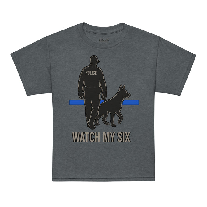 Watch My Six Youth Tee – LEO K9 Partners Collection