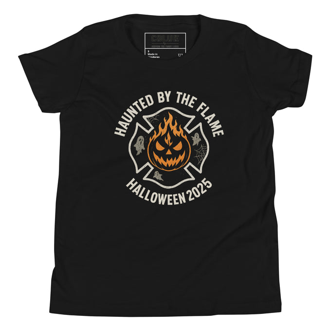 Haunted by the Flame Youth Tee – Halloween 2025 Limited Edition